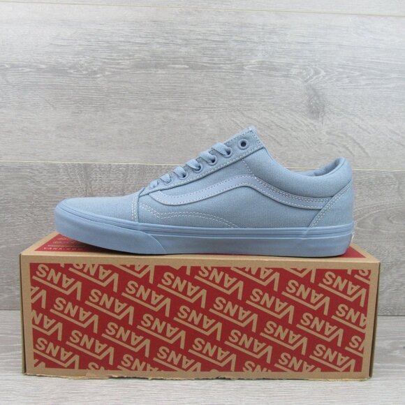 Vans Old Skool Mono Dusty Blue Mens Size 9 Sneakers NEW - Picture 3 of 13